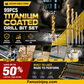 🔧Smettila di consumare le tue punte come se stessi accendendo un falò! Questo set da 99 pezzi in titanio HSS mantiene il filo, fora più velocemente e il design a doppia scanalatura a U espelle ogni truciolo: la scelta degli artigiani esperti!