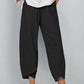 💥Offerta limitata: 50% di sconto💥Pantaloni vintage asimmetrici con elastico in vita e tasche