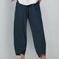 💥Offerta limitata: 50% di sconto💥Pantaloni vintage asimmetrici con elastico in vita e tasche